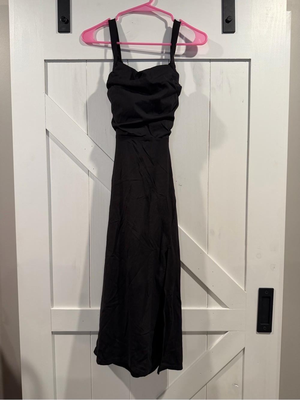 Halara Black Strappy Women's Midi Dress